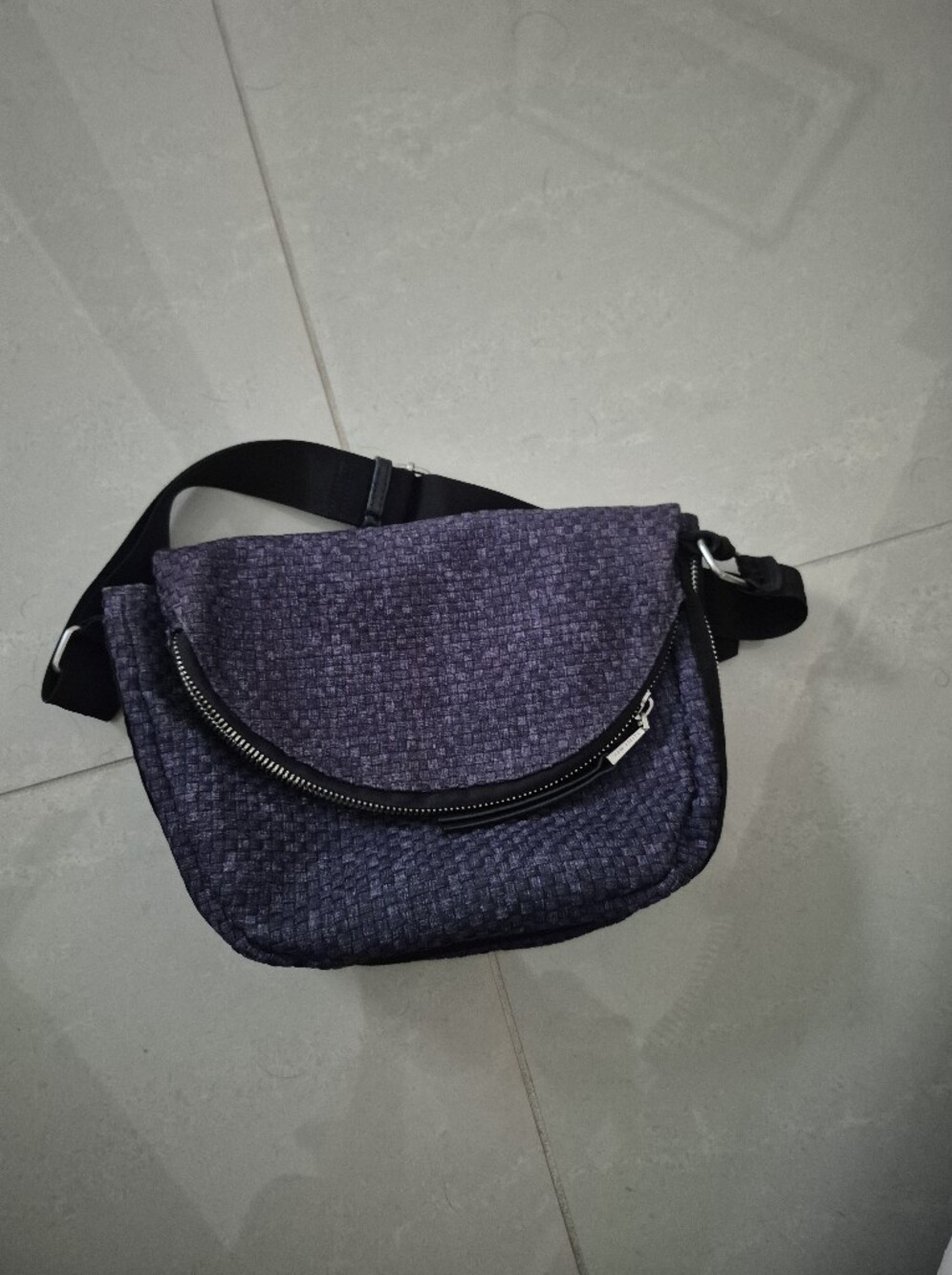 Bernie Mev s Purple Crossbody Foldover Bag
